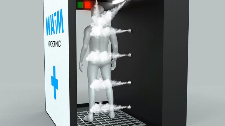 В Силезском политехническом университете продолжаются работы над воротами для дезинфекции.